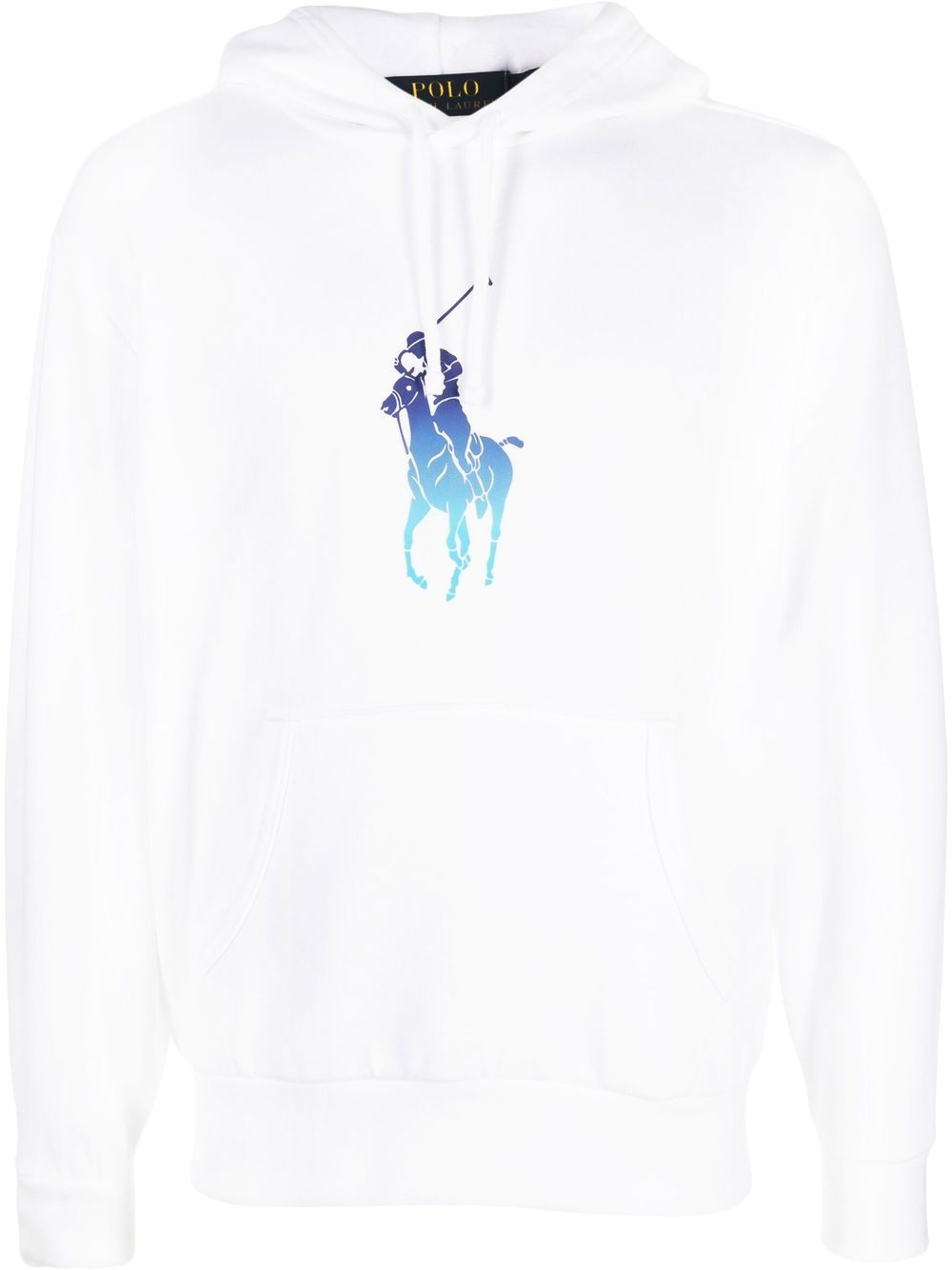 Polo Ralph Lauren 图案印花套头式连帽衫 - 白色