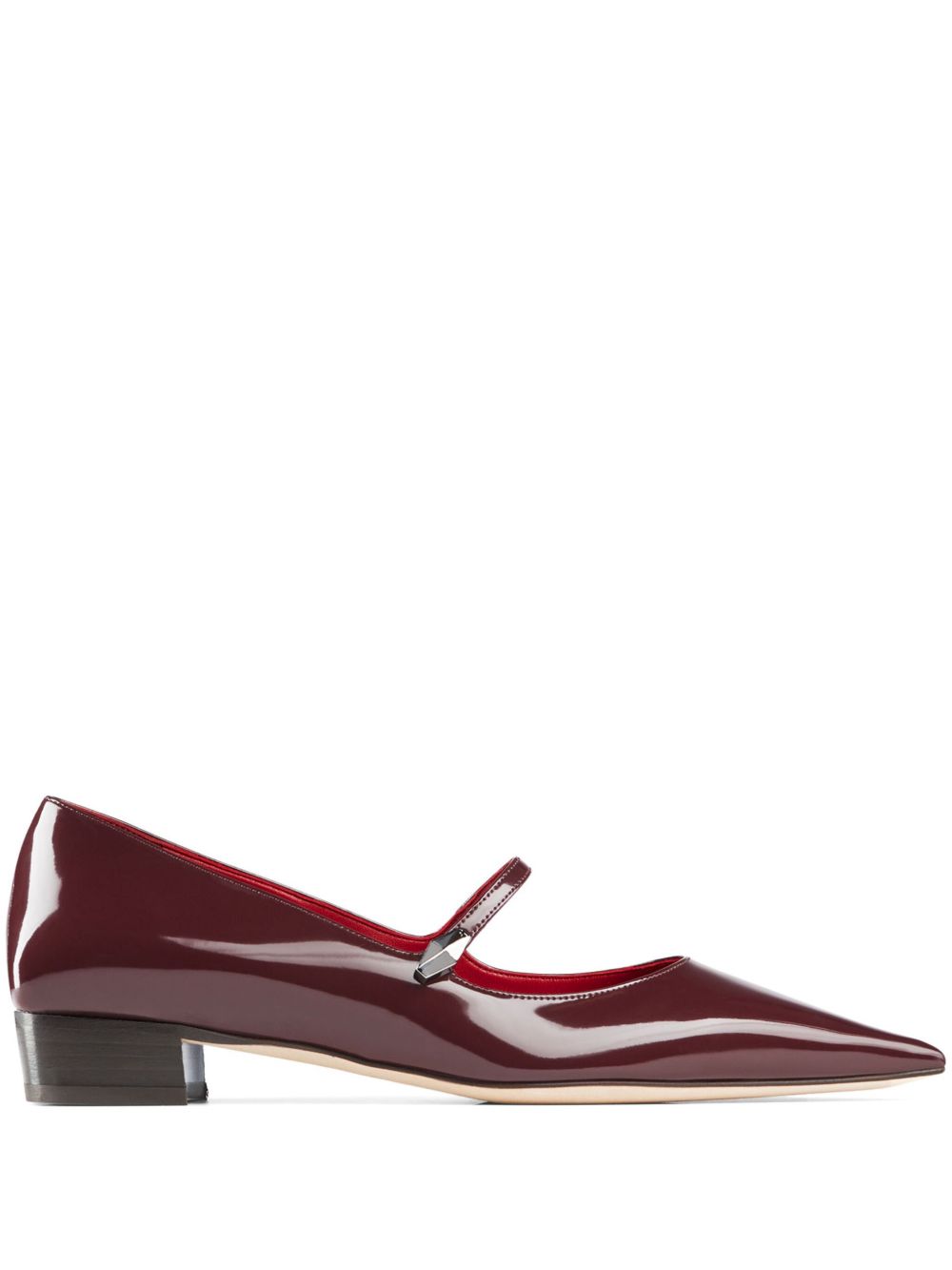 Jimmy Choo Carolyn 平底鞋 - 红色