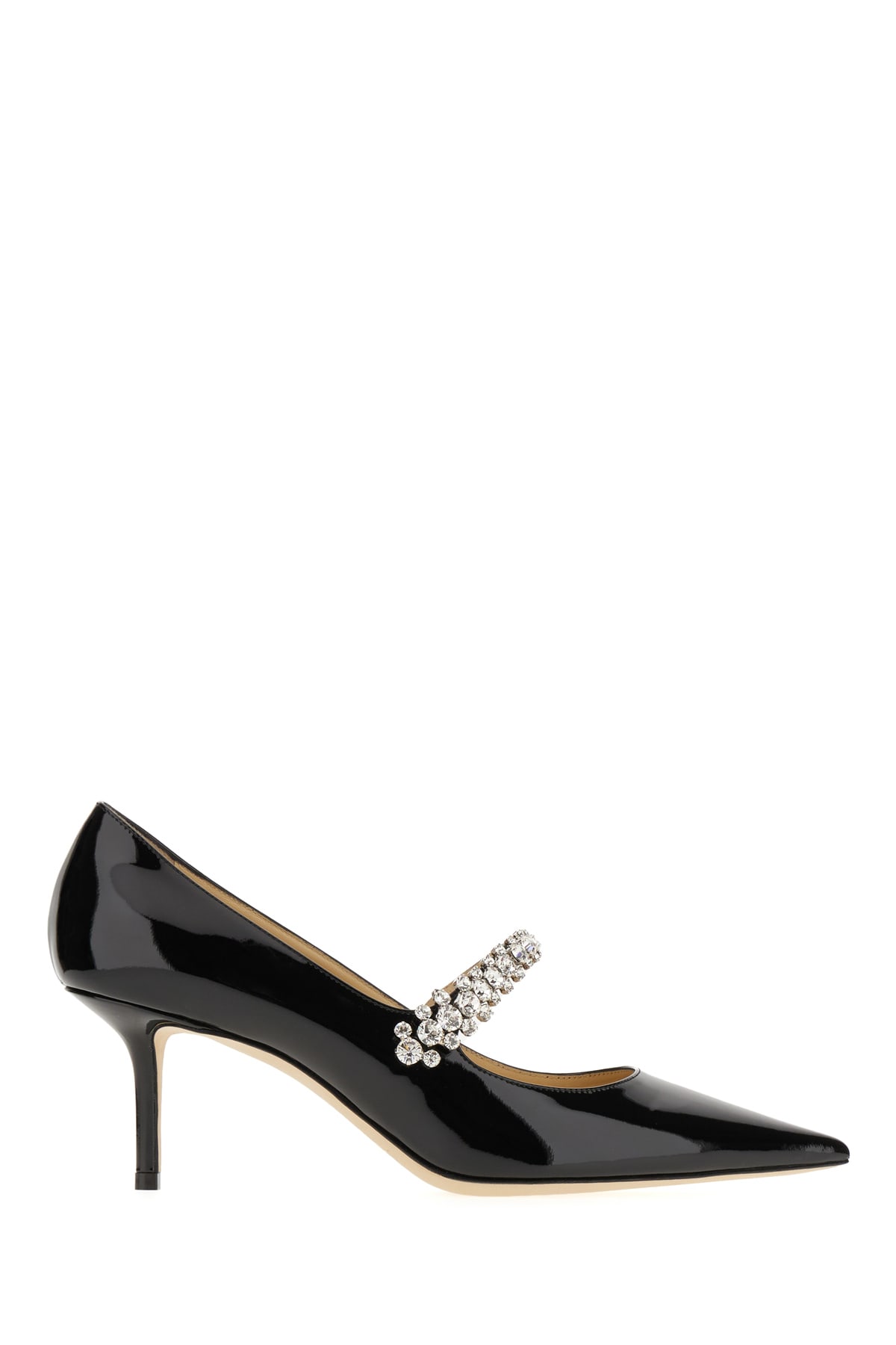 Jimmy Choo 黑色皮革Bing 65高跟鞋