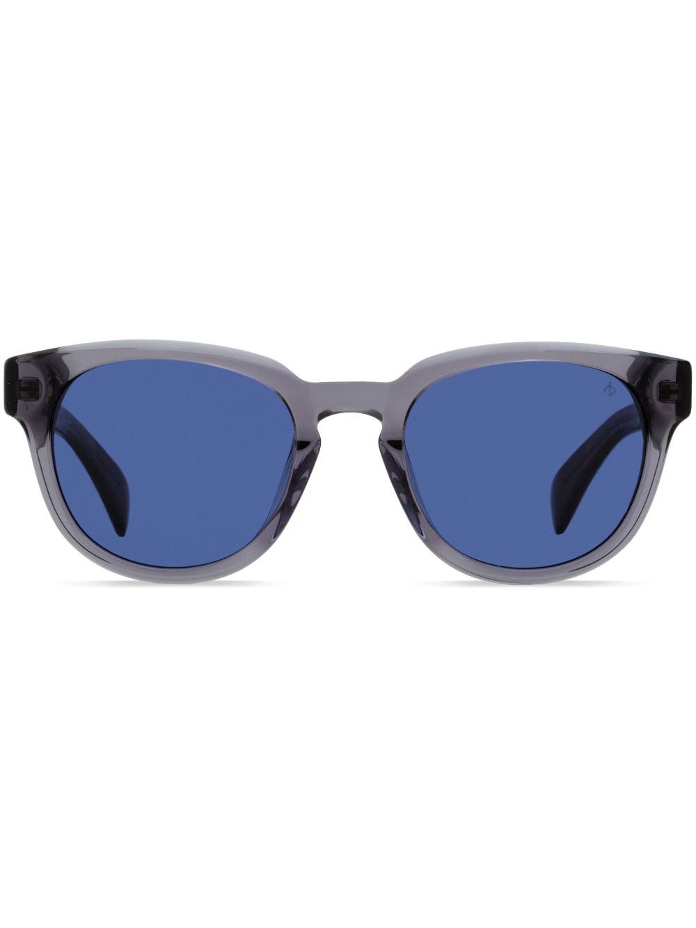 RAG & BONE EYEWEAR Slayton 圆框太阳眼镜 - 灰色