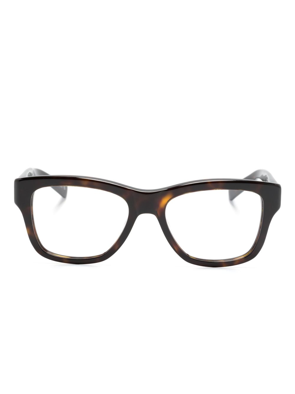Saint Laurent Eyewear SL 677 Wayfarer 镜框眼镜 - 褐色