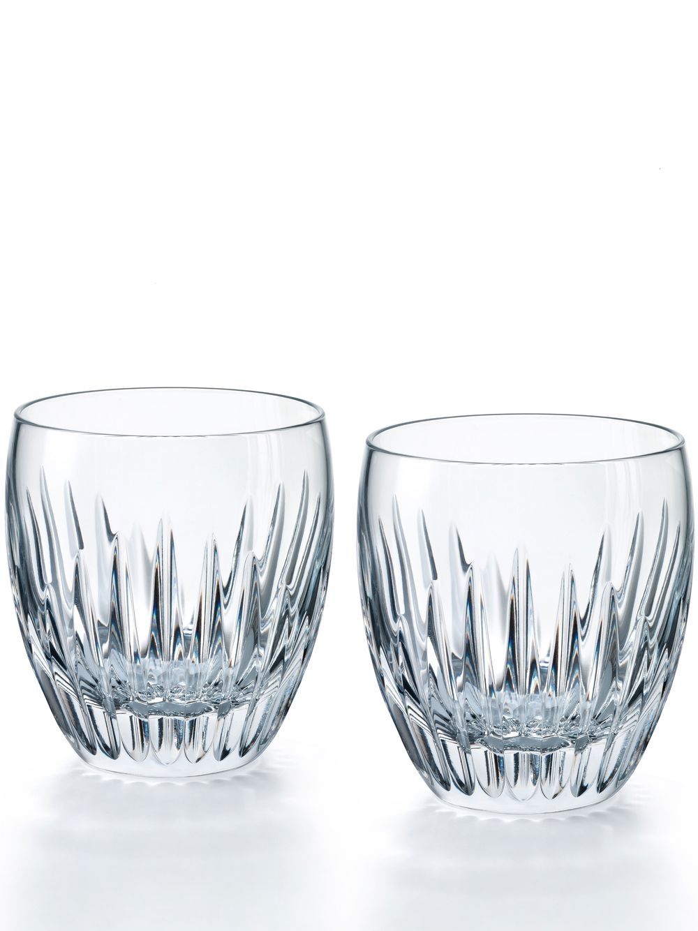Baccarat Massena 玻璃杯（两件装） - 白色