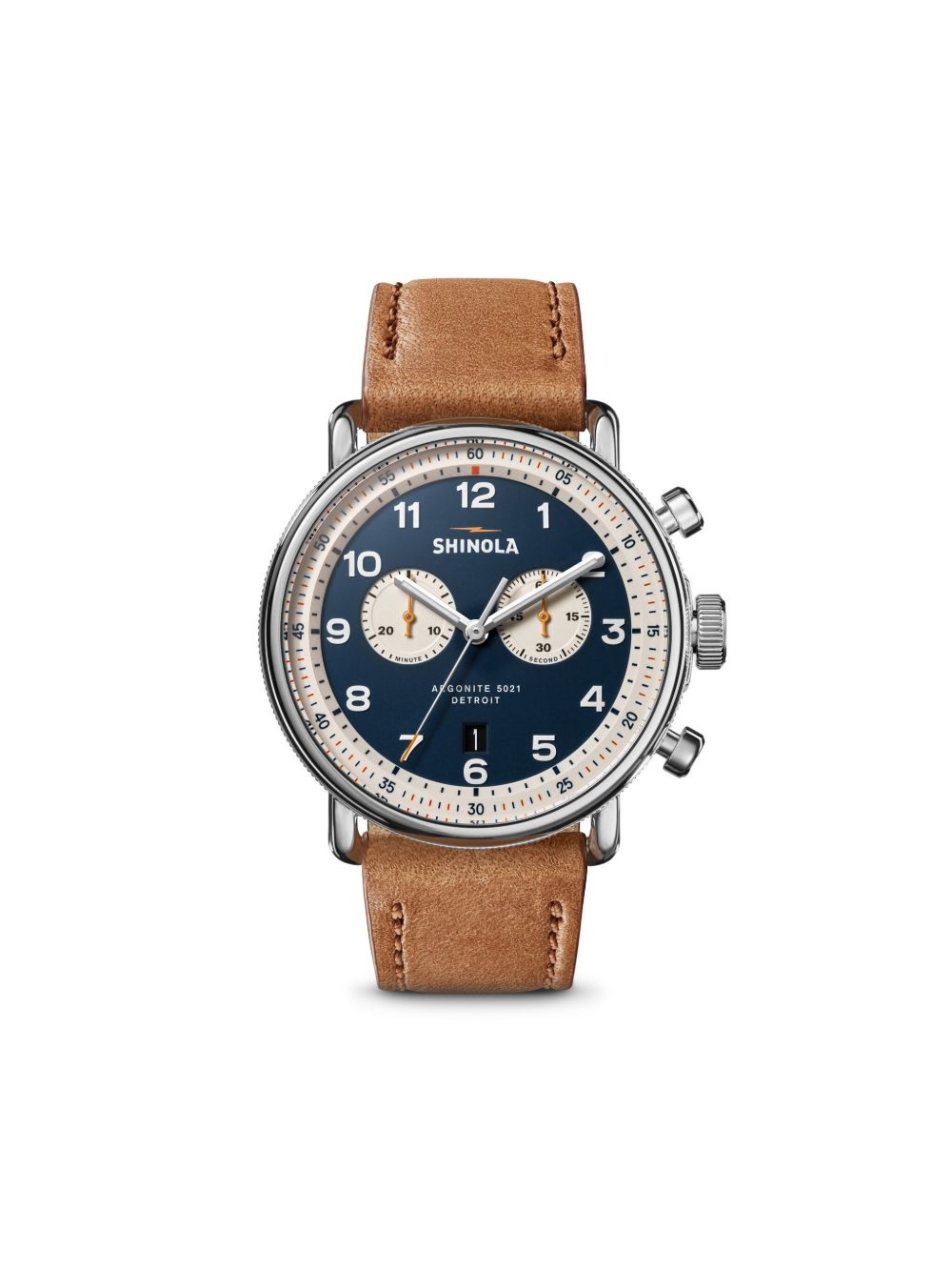 Shinola Canfield Model C56 2 Eye Chrono 43毫米腕表 - 蓝色