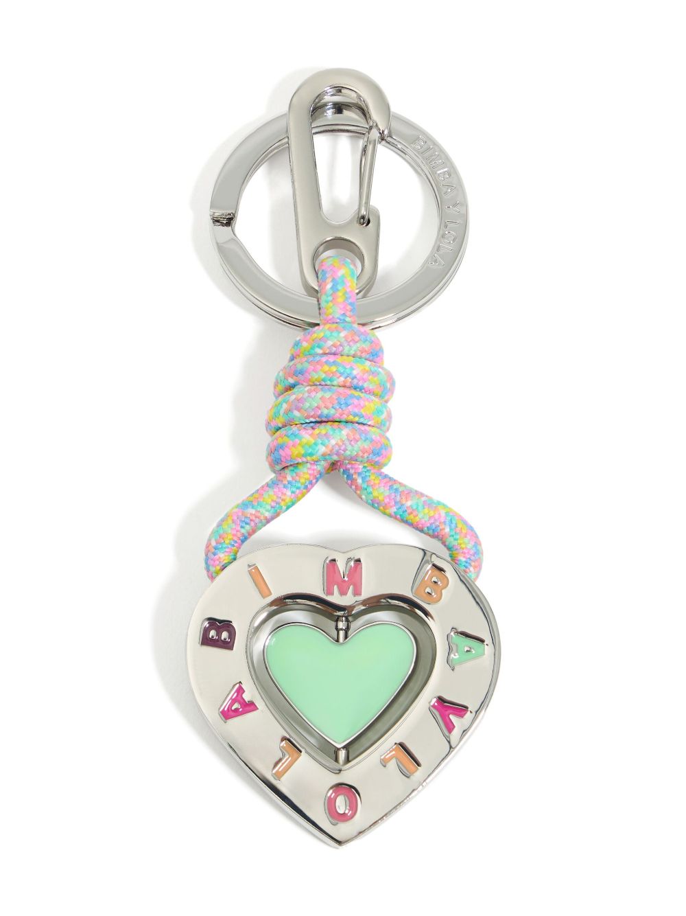 Bimba y Lola Heart 钥匙扣 - 银色