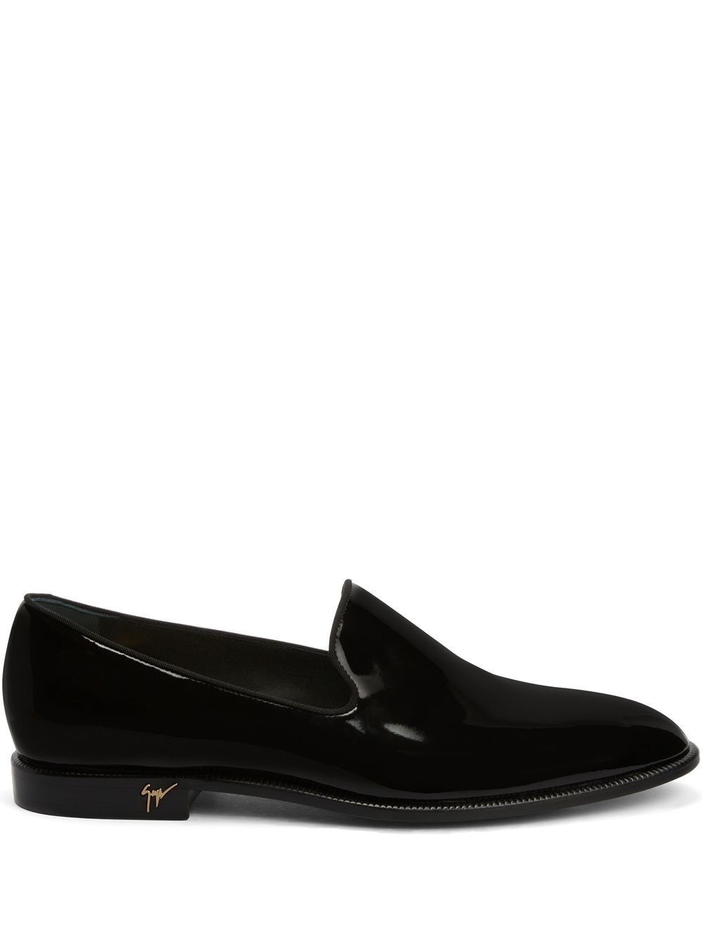 Giuseppe Zanotti Gatien 漆皮乐福鞋 - 黑色