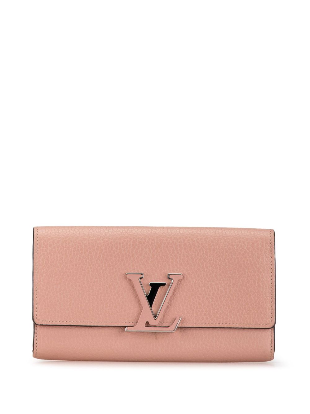 Louis Vuitton Pre-Owned Taurillon Capucines 长款钱包（2019年典藏款） - 粉色