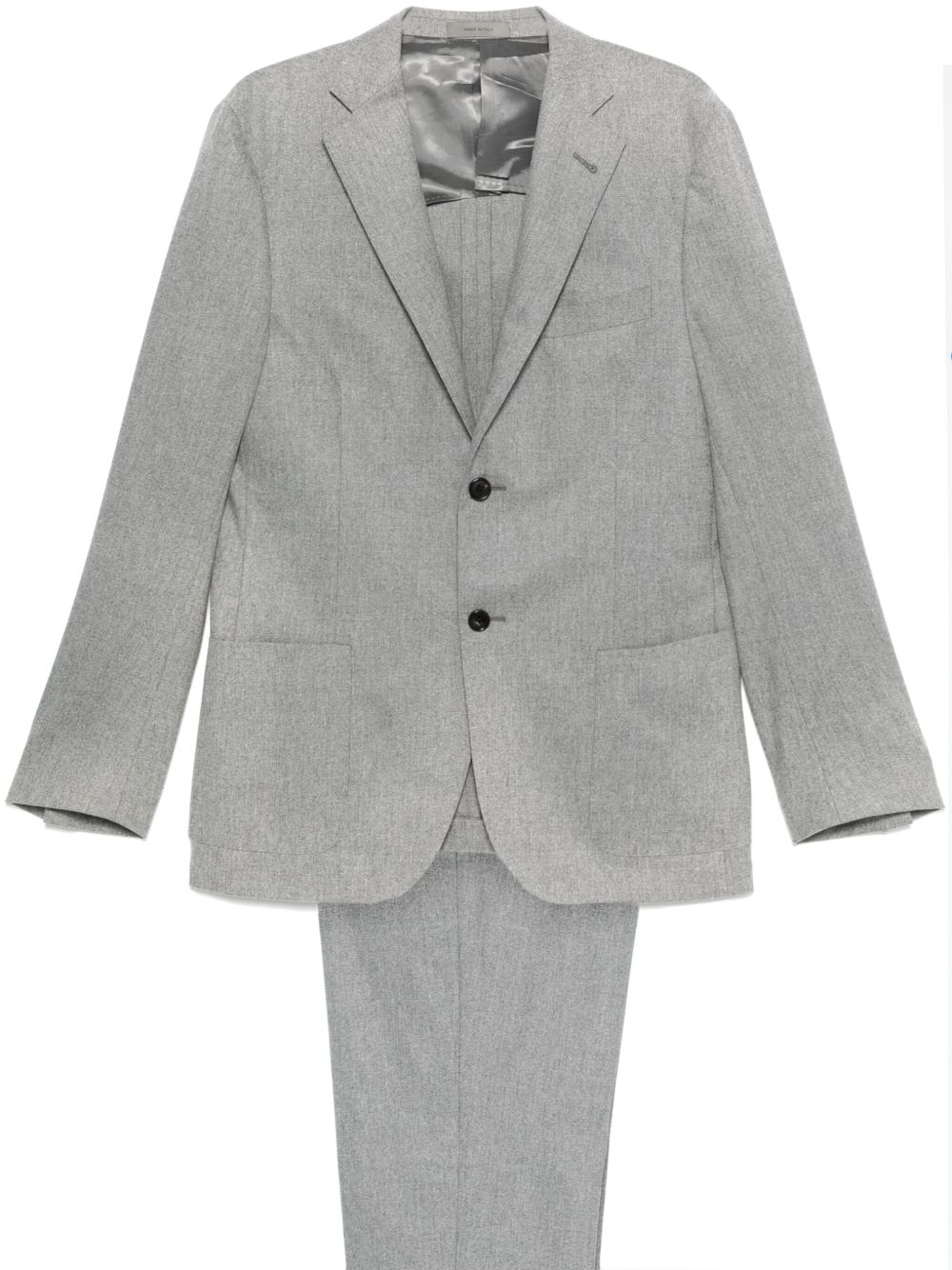 Corneliani 单排扣西装套装 - 灰色