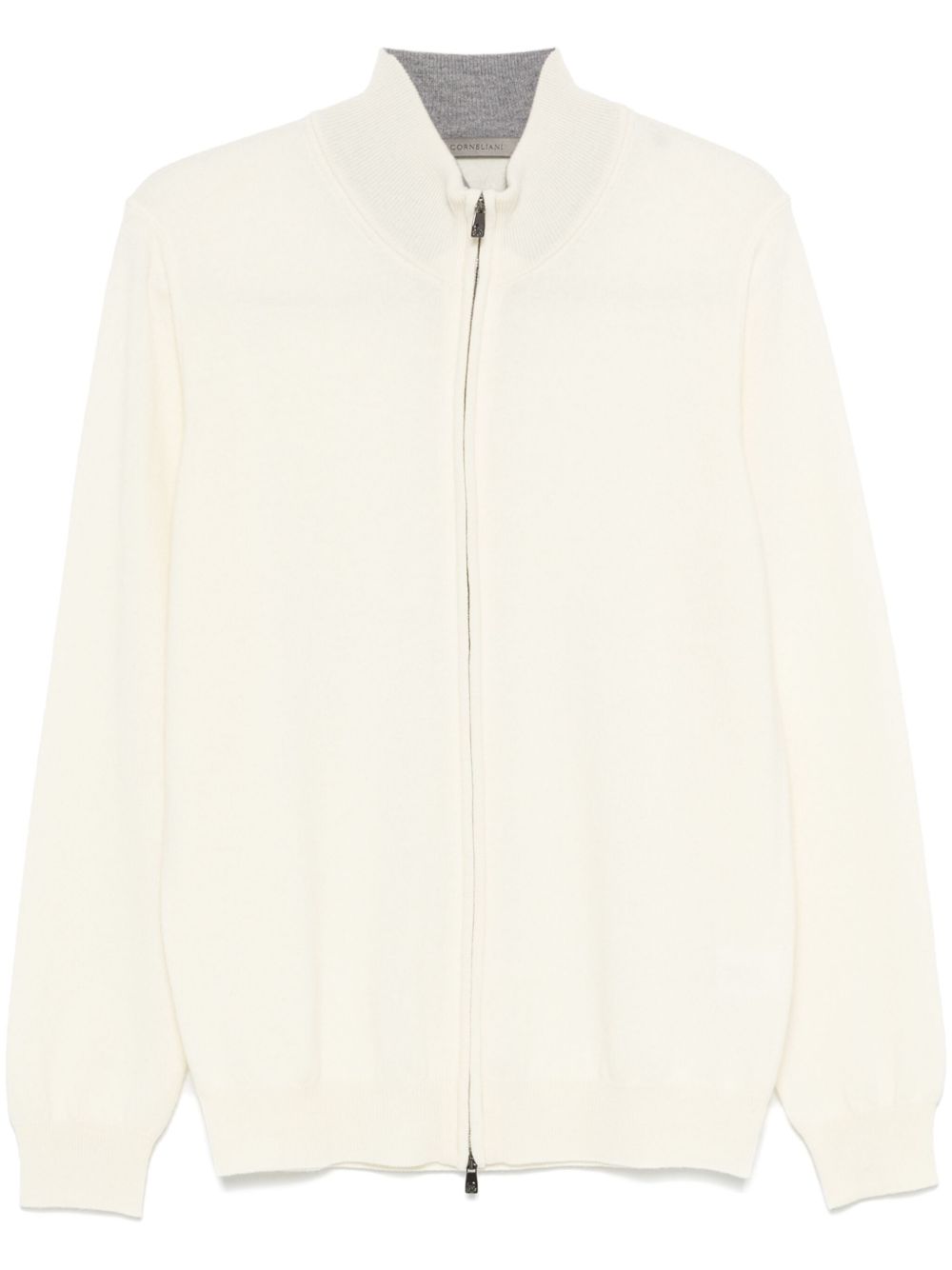 Corneliani 拉链开衫 - 白色