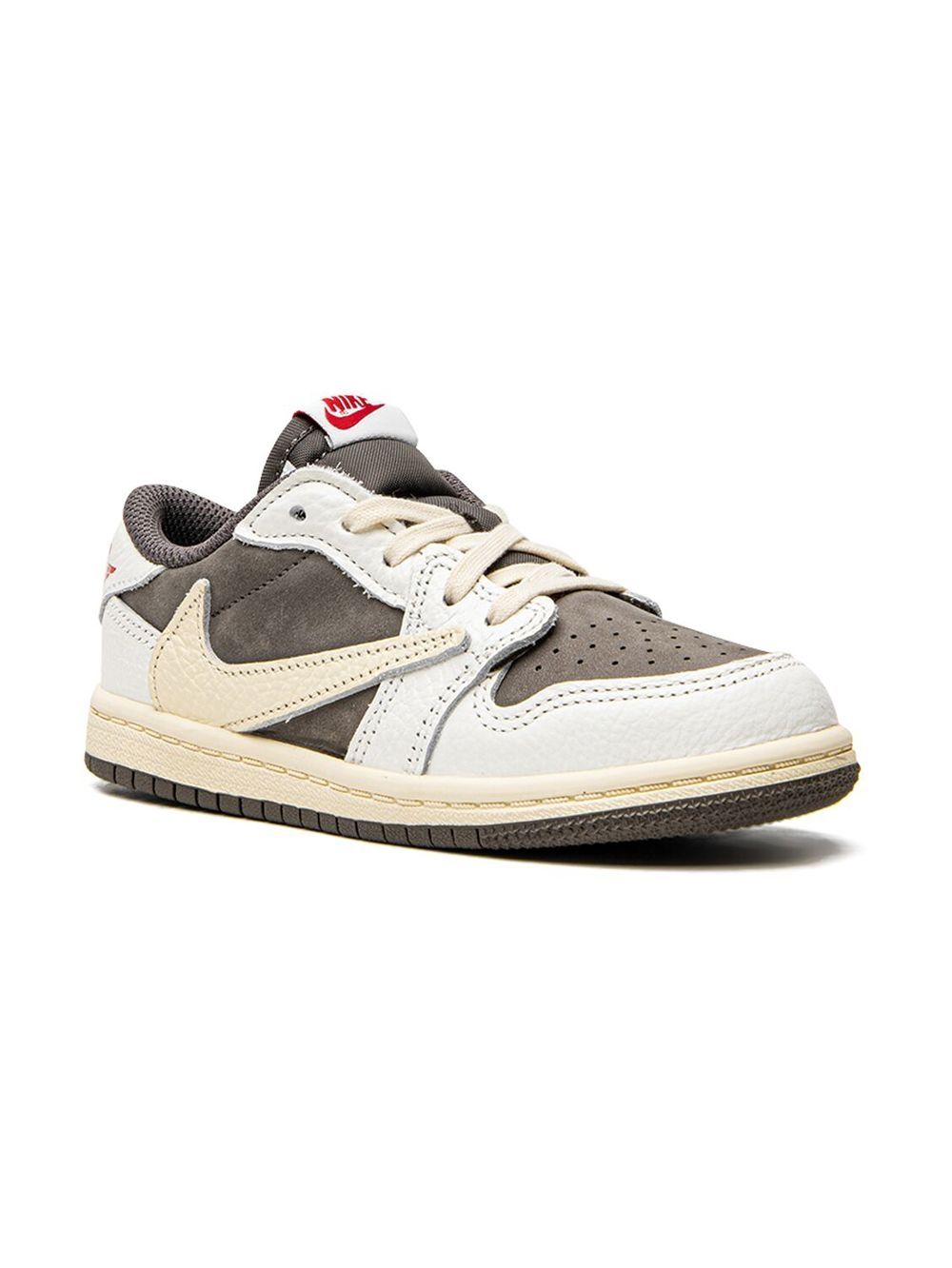 Jordan Kids x Travis Scott Air Jordan 1 Low 运动鞋 - 白色