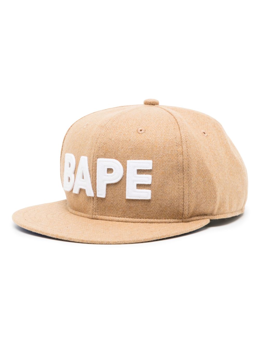 A BATHING APE® logo贴花平檐棒球帽 - 中性色