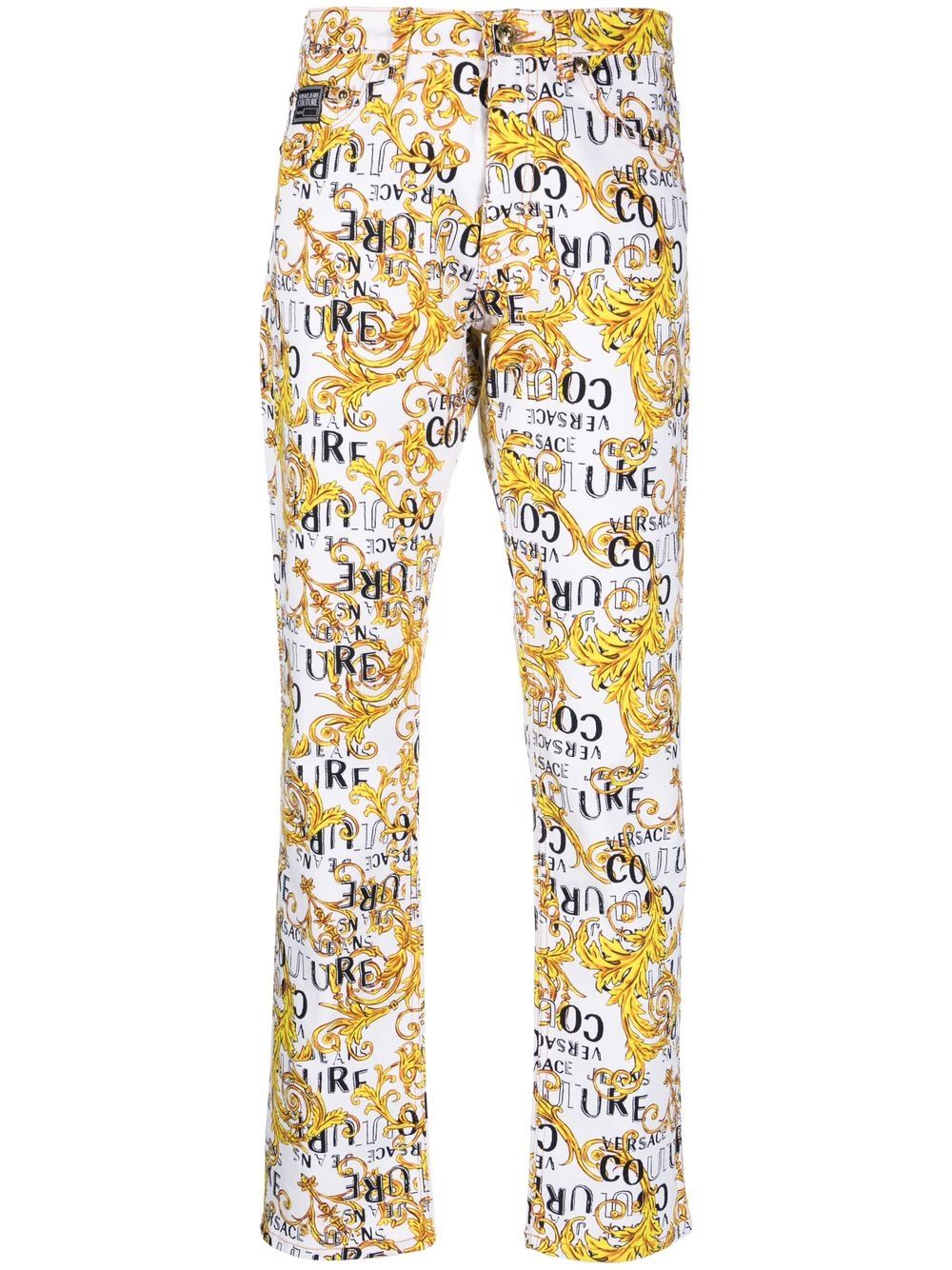 Versace Jeans Couture Logo Couture 牛仔裤 - 白色