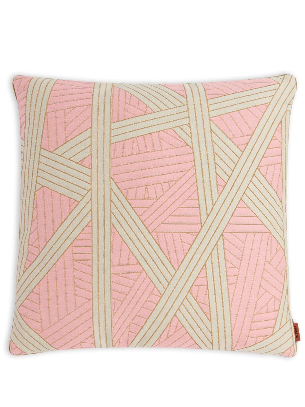 Missoni Home Nastri 多条纹抱枕 - 粉色