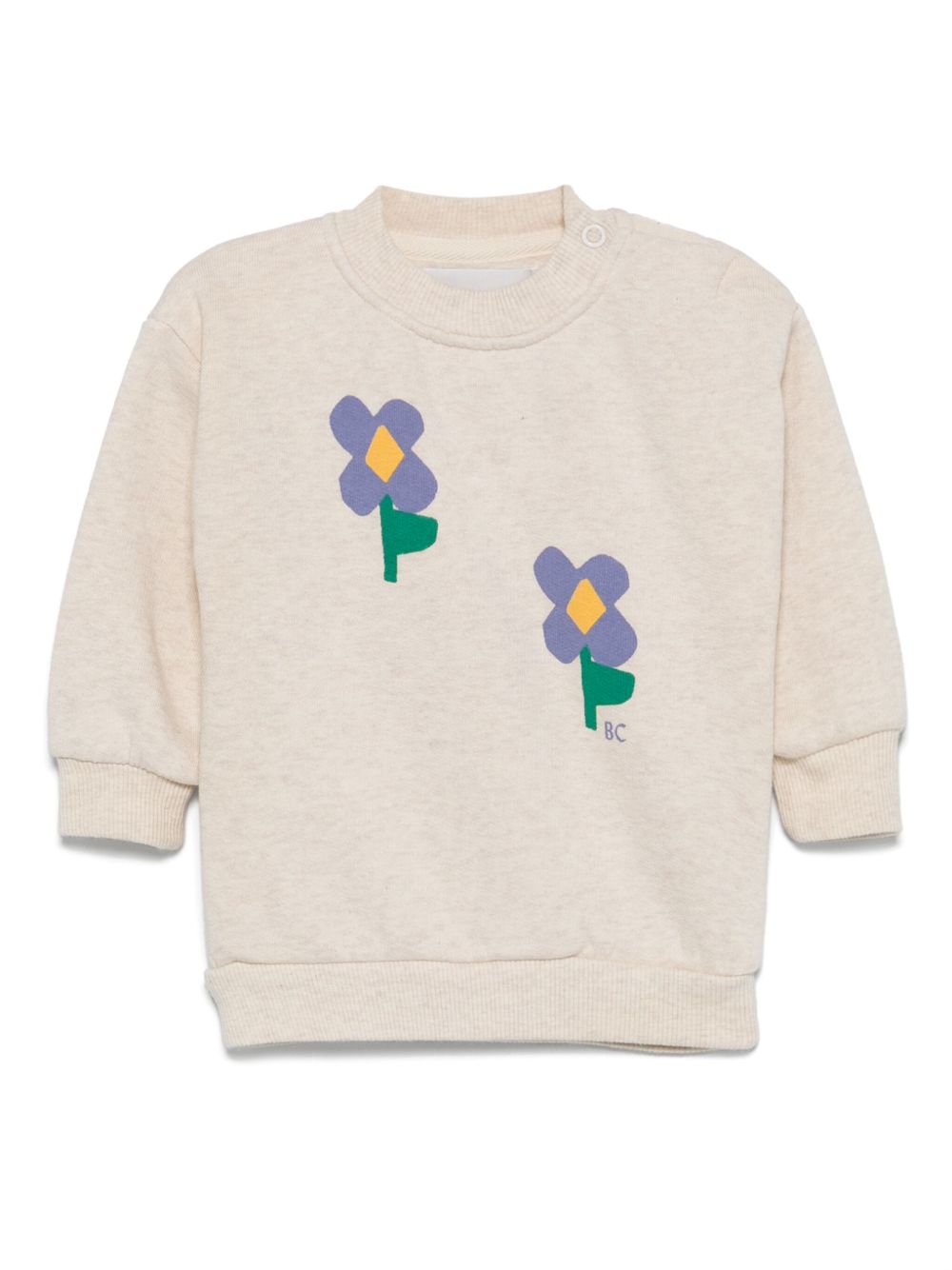 Bobo Choses Pansy Flower 卫衣 - 中性色