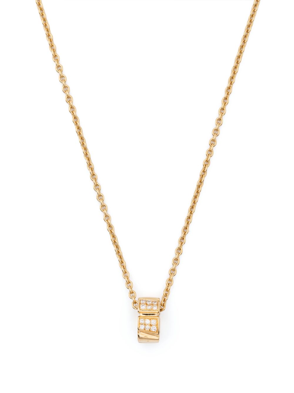 Loyal.e Paris Ride & Love 18K黄金钻石项链 - 金色