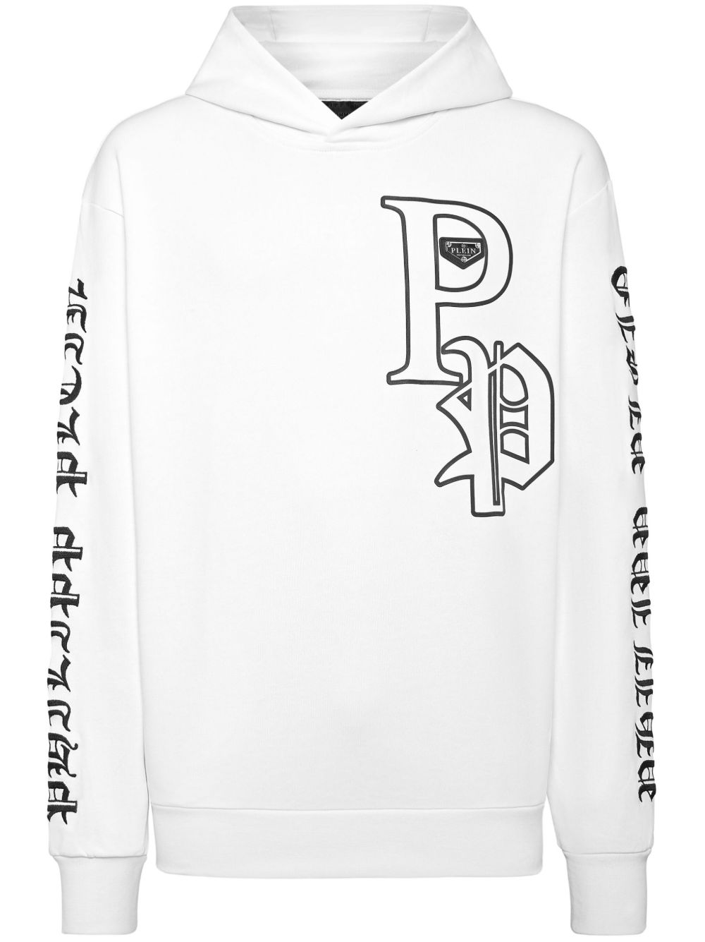 Philipp Plein Gothic Plein 连帽衫 - 白色