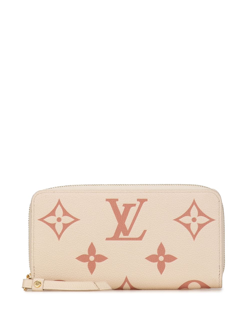 Louis Vuitton Pre-Owned Monogram Bicolor Empreinte Giant Zippy Wallet 长款钱包（2021-2023年典藏款） - 褐色