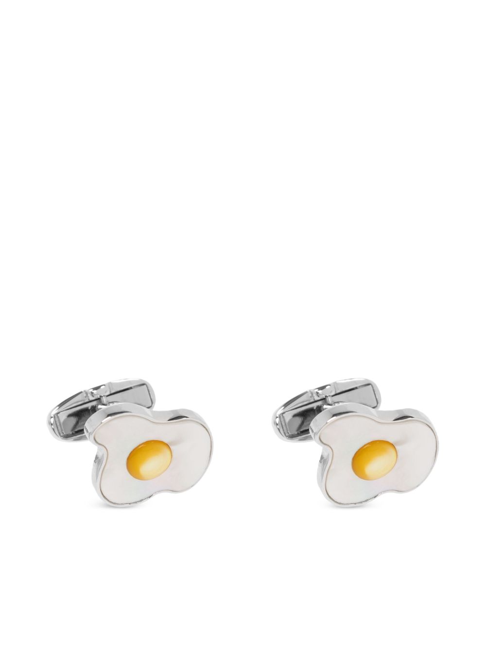 Paul Smith Fried Egg 袖扣 - 银色