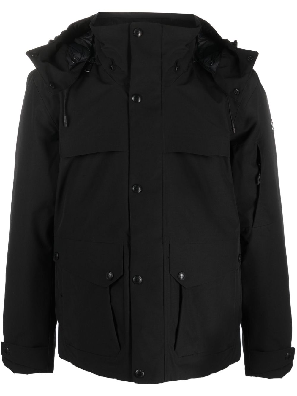 RLX Ralph Lauren Rhodes 标贴连帽夹克 - 黑色