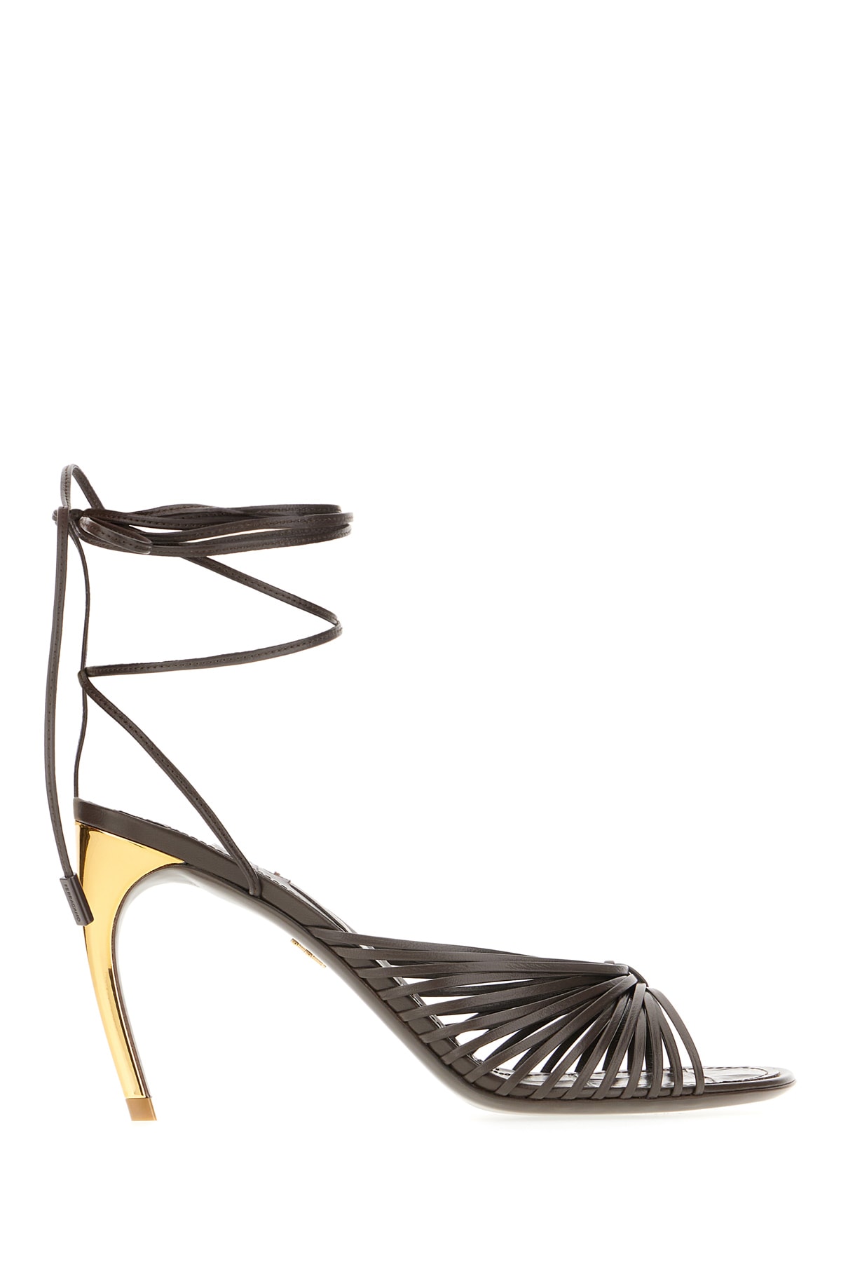 Ferragamo Chocolate Leather Sandals