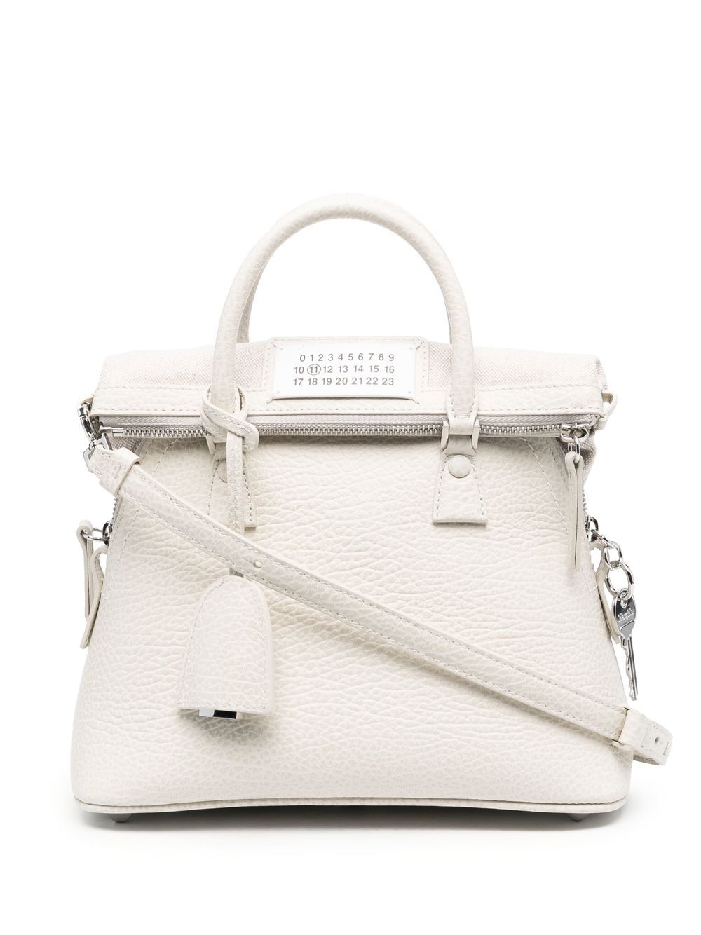 Maison Margiela 5AC Classique 顶置手柄迷你包 - 白色