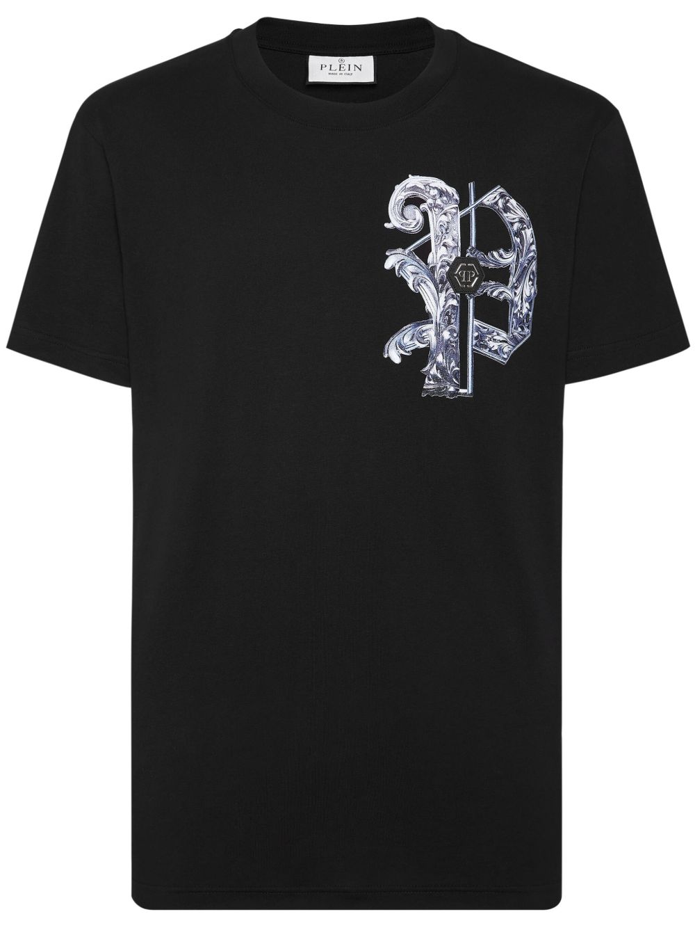 Philipp Plein SS 骷髅头印花T恤 - 黑色