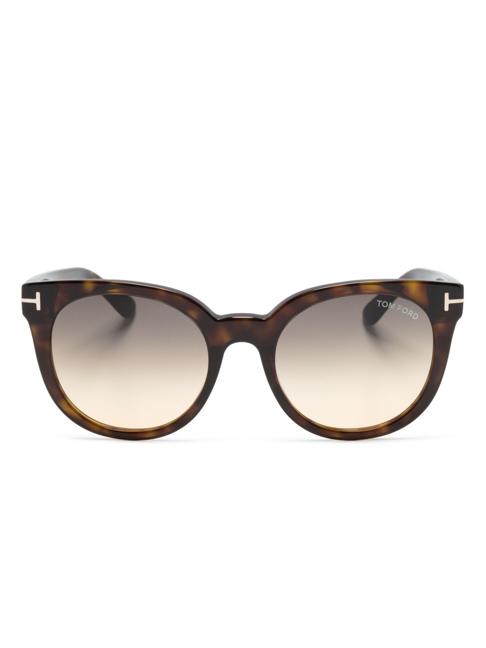 TOM FORD Eyewear Moira 猫眼框太阳眼镜 - 褐色