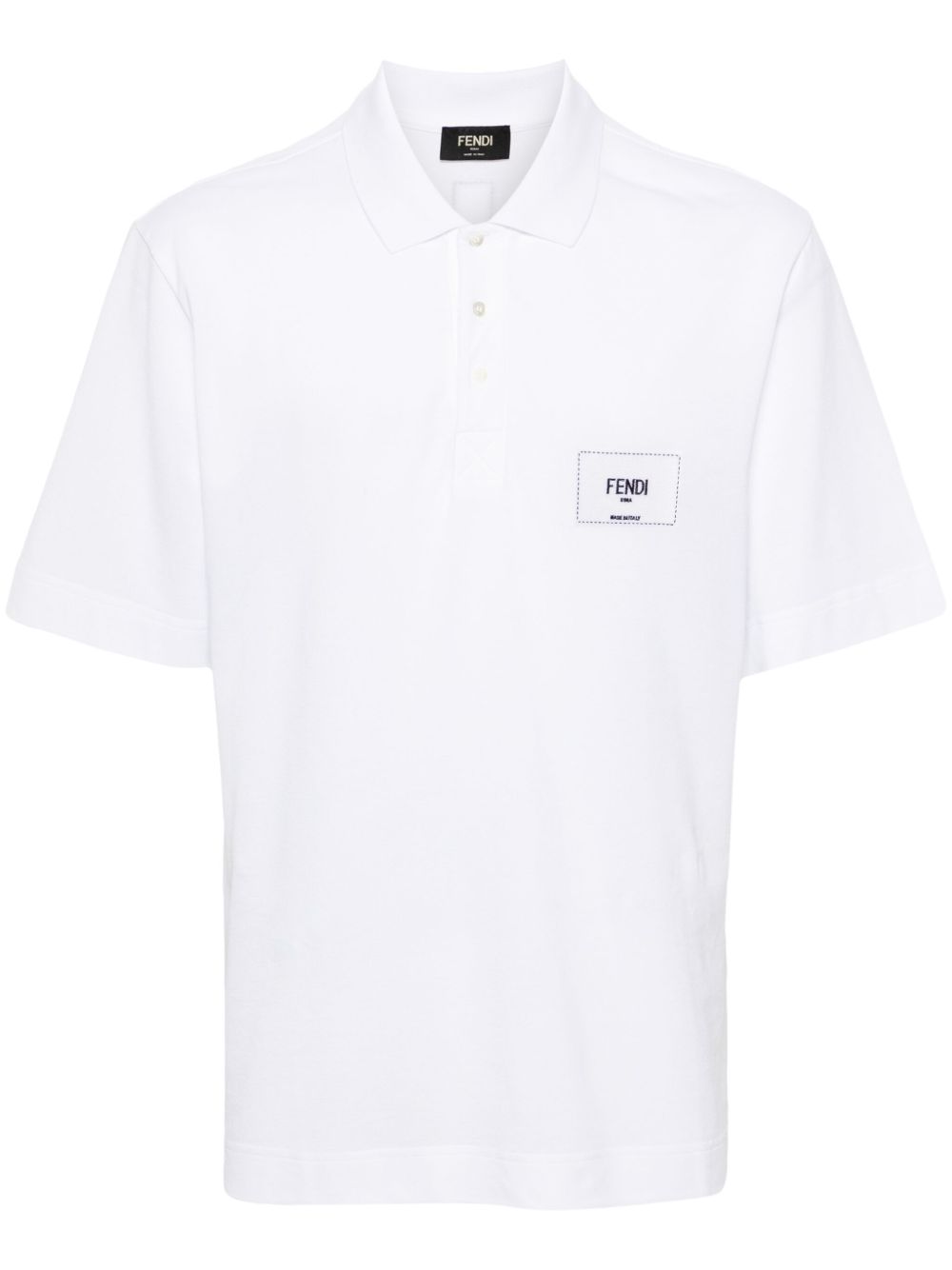 FENDI 棉polo衫 - 白色