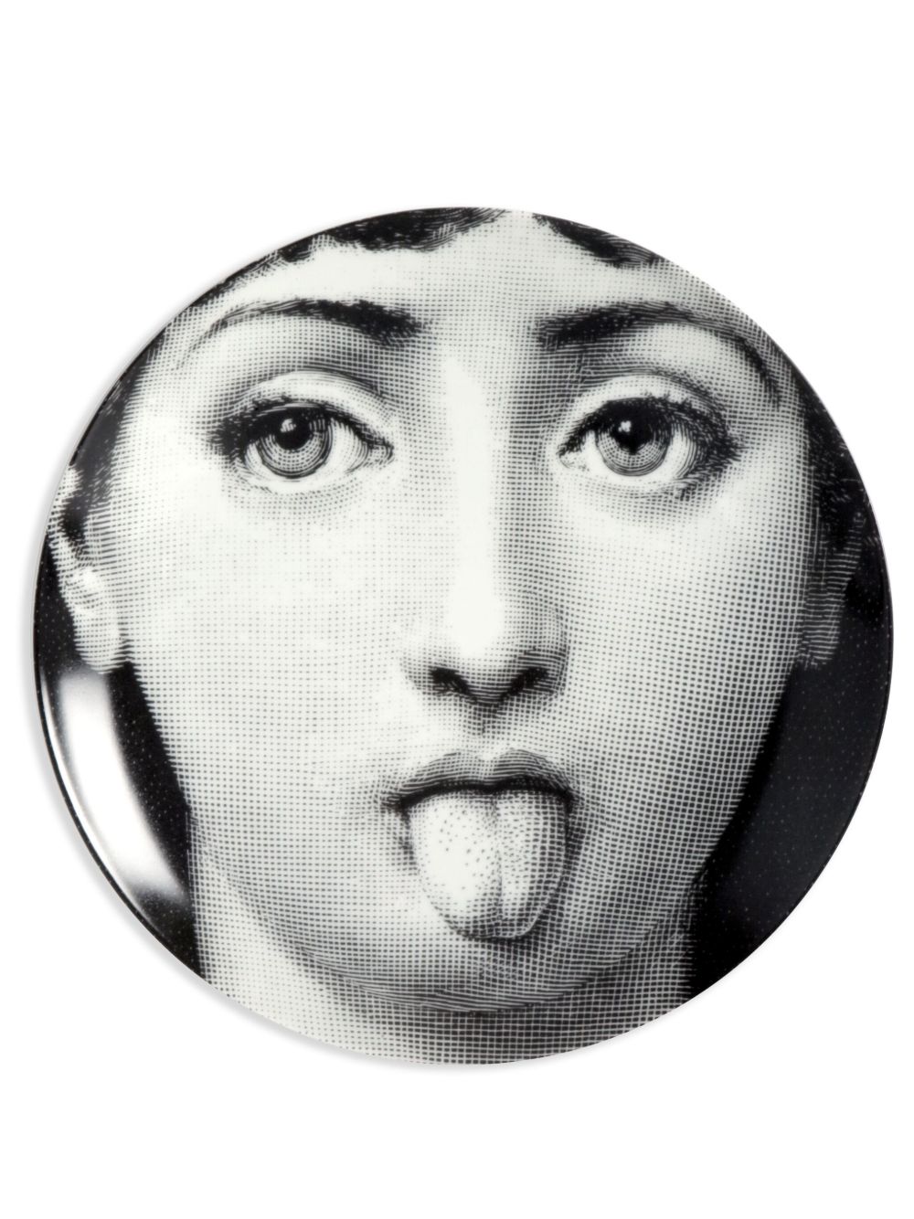 Fornasetti Tema E Variazioni N82 壁饰盘（26厘米） - 黑色