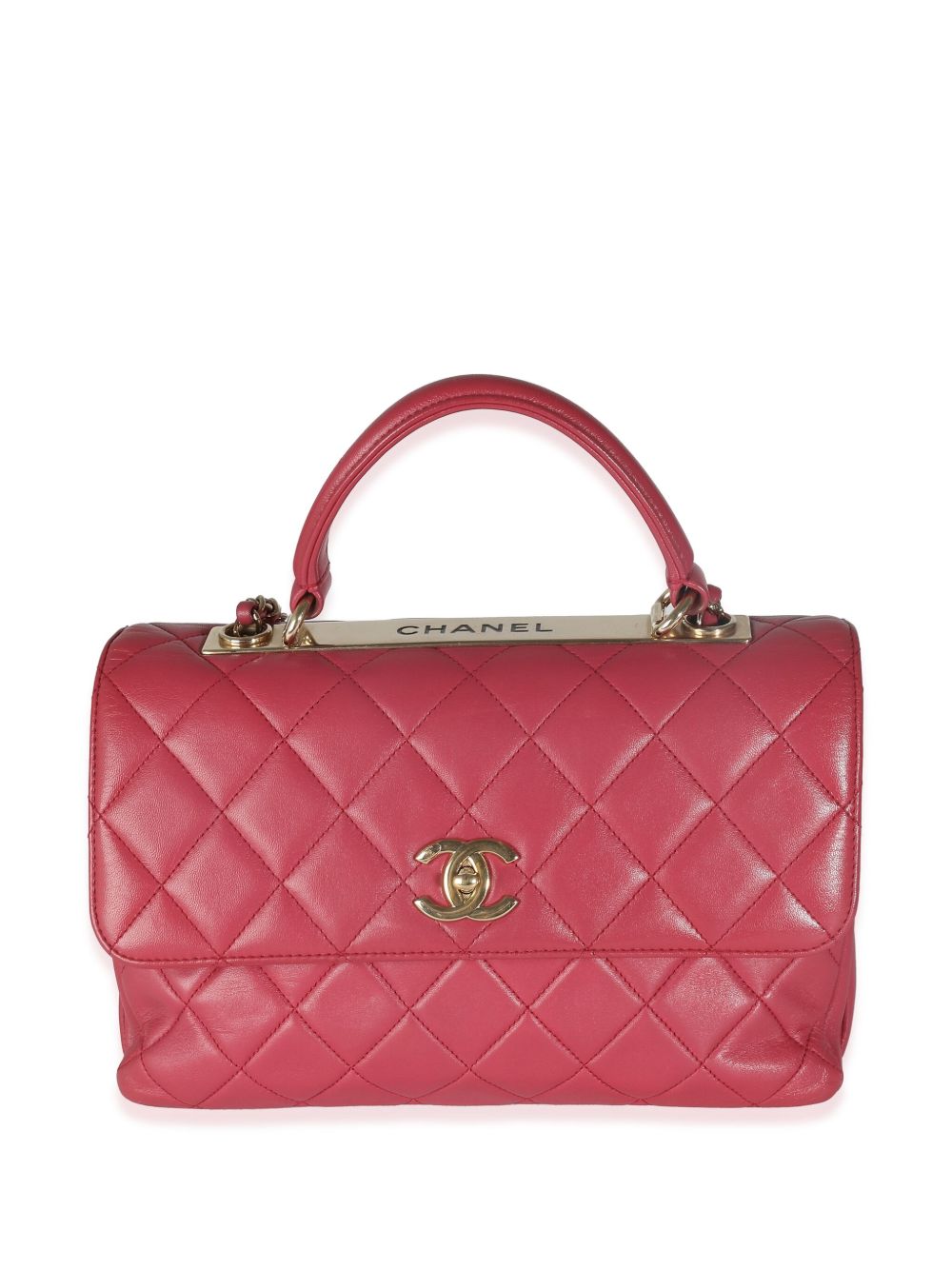 CHANEL Pre-Owned Trendy CC 中号双向手提包（2018-2019年典藏款） - 粉色