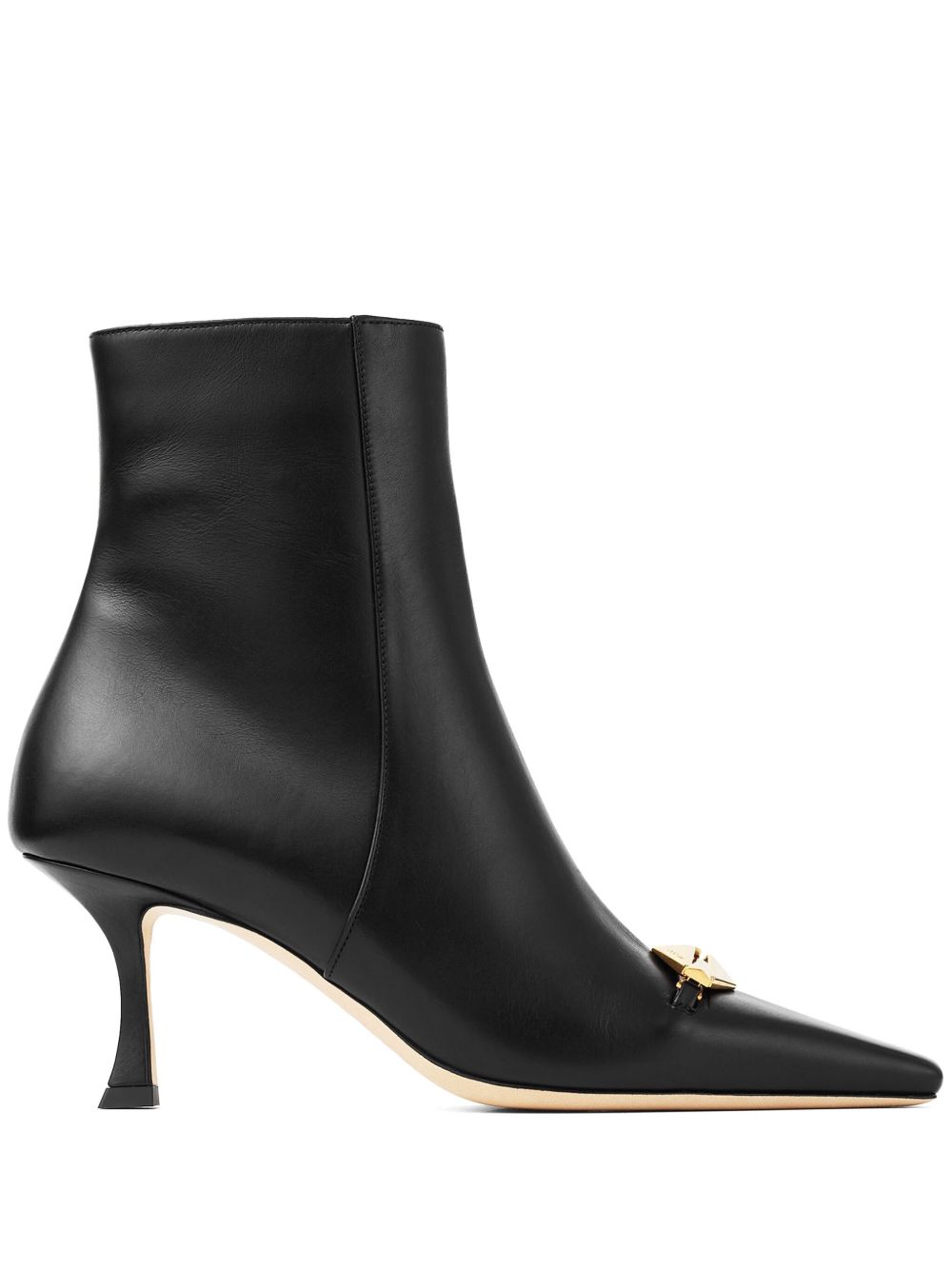 Jimmy Choo Ryker 中跟及踝靴（7厘米） - 黑色