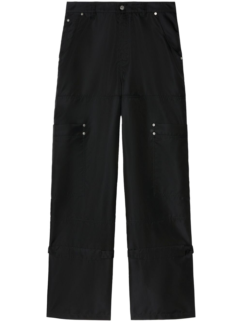 Off-White Arrows 图案木工长裤 - 黑色