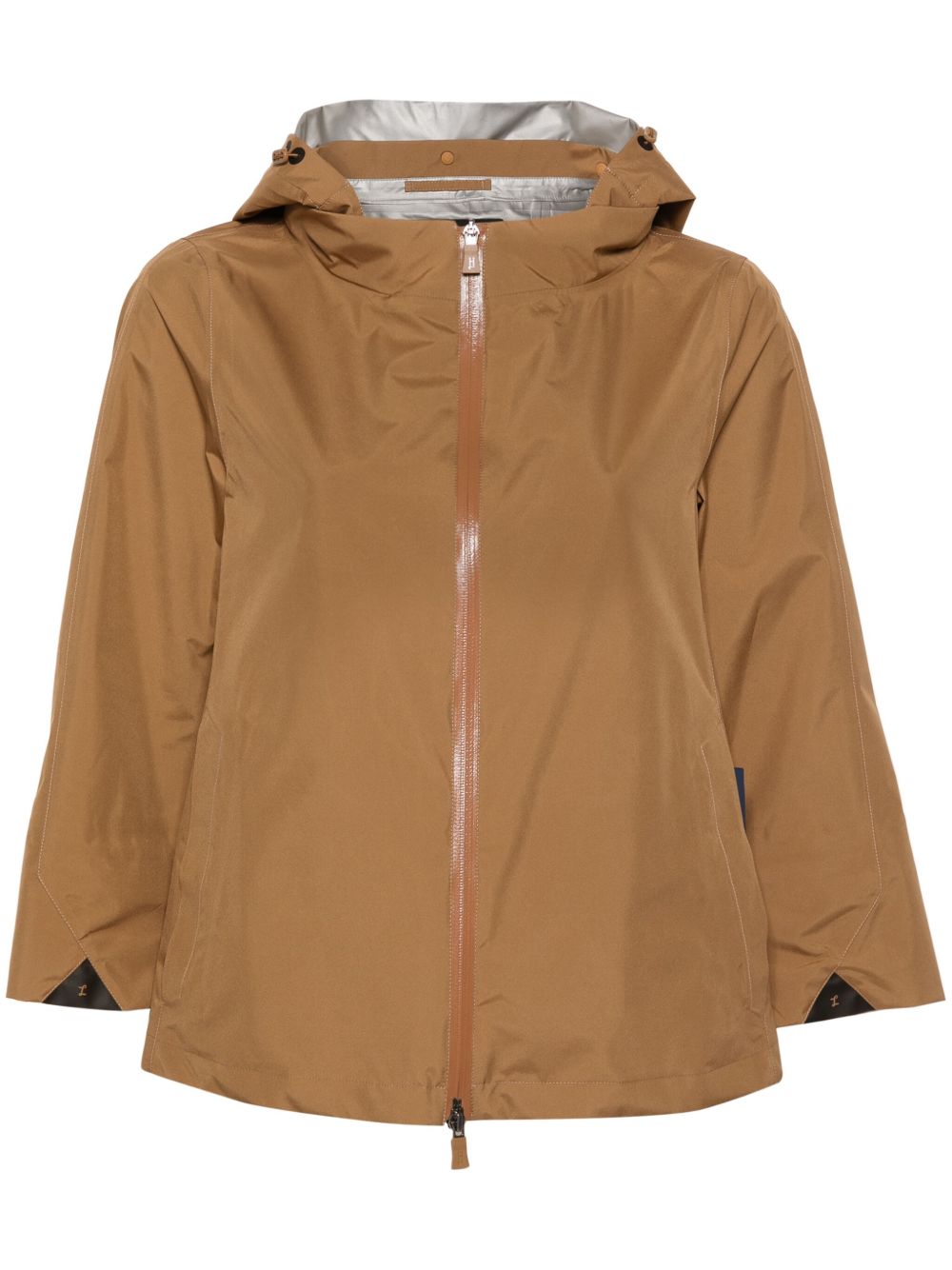 Herno Waterproof 轻薄斗篷 - 褐色