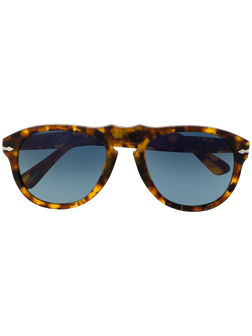Persol 粗框太阳眼镜 - 褐色
