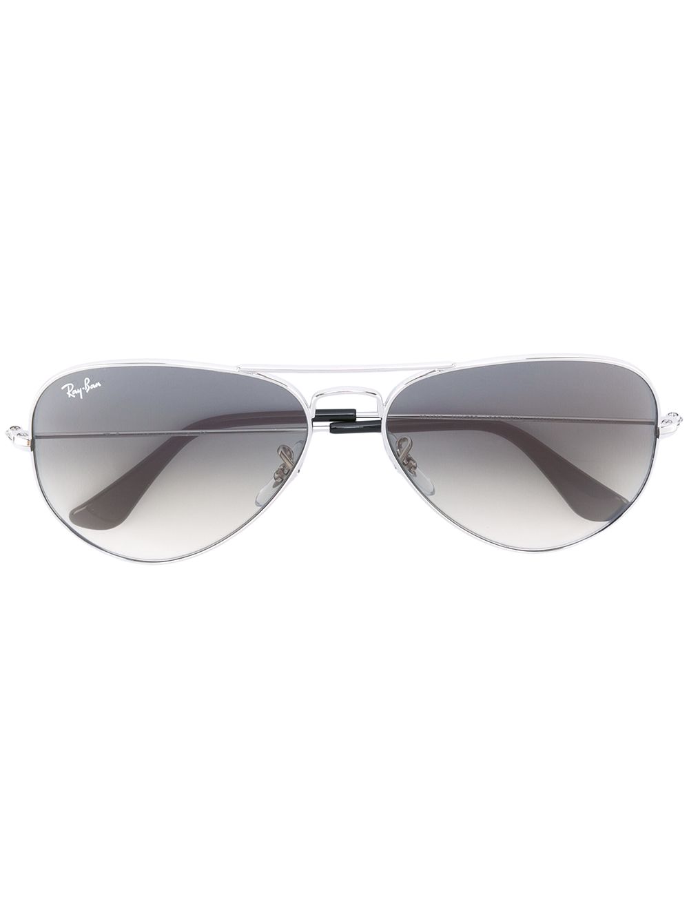 Ray-Ban 飞行员太阳眼镜 - 金属色