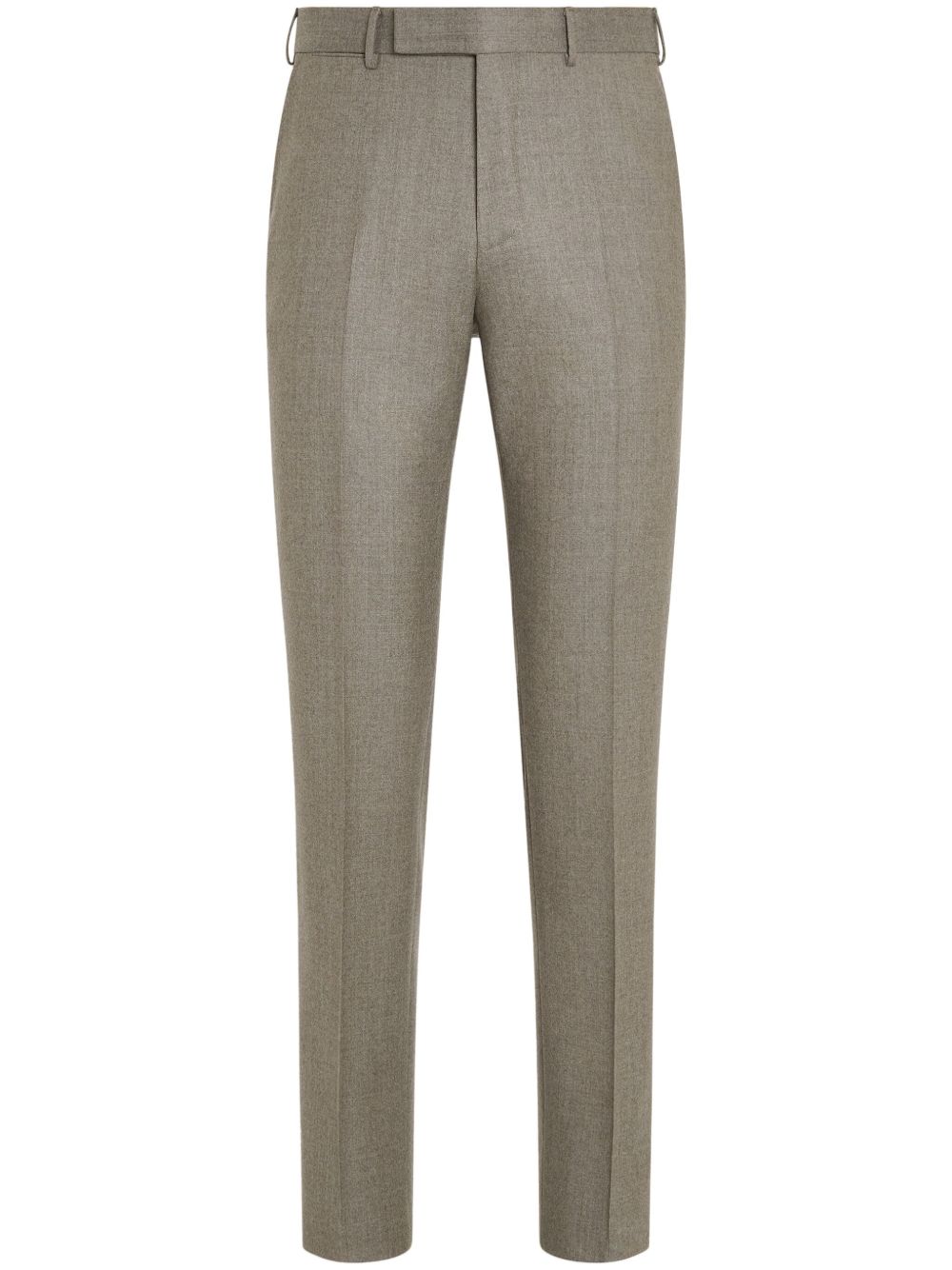 Zegna 羊毛长裤 - 中性色