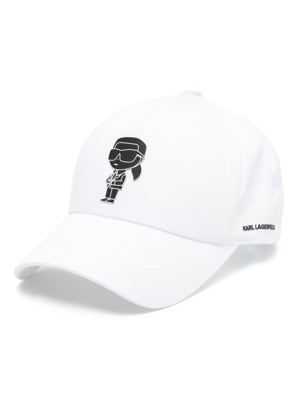 Karl Lagerfeld Ikonik Karl 棒球帽 - 白色