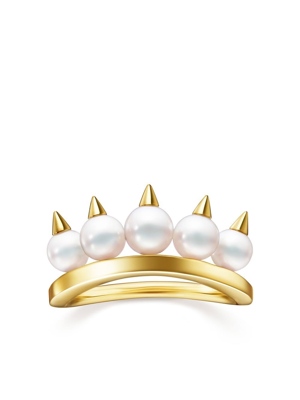 TASAKI Collection Line Danger 18K黄金戒指 - 金色