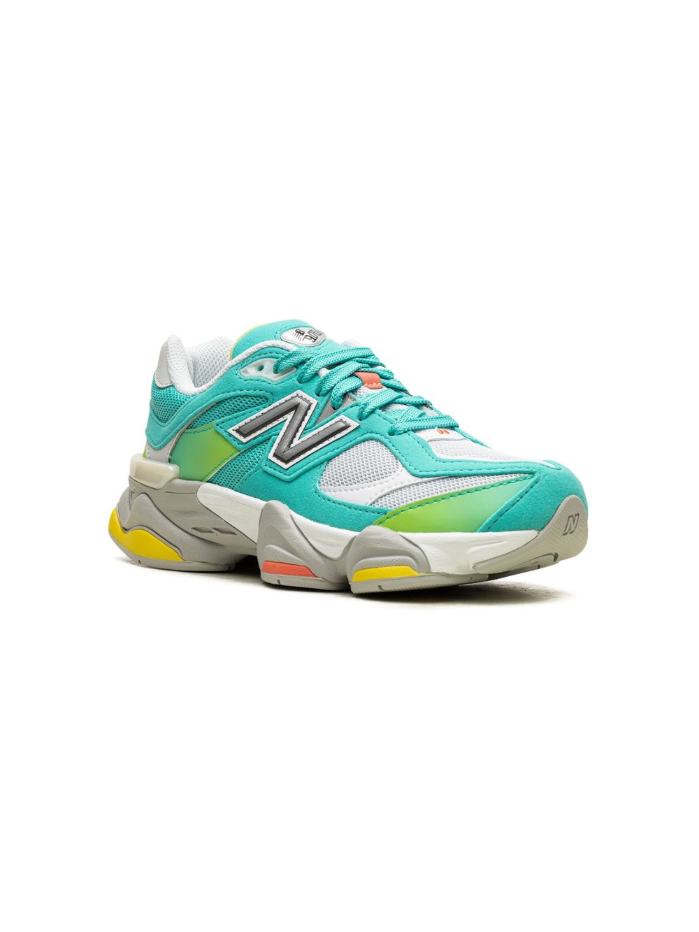 New Balance Kids 9060 Cyan Burst 运动鞋 - 绿色