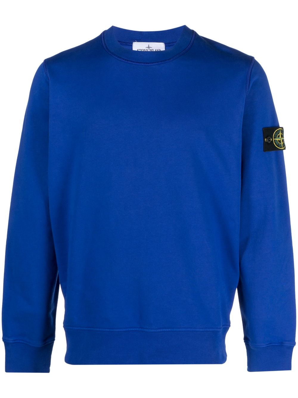 Stone Island 罗盘贴花圆领卫衣 - 蓝色