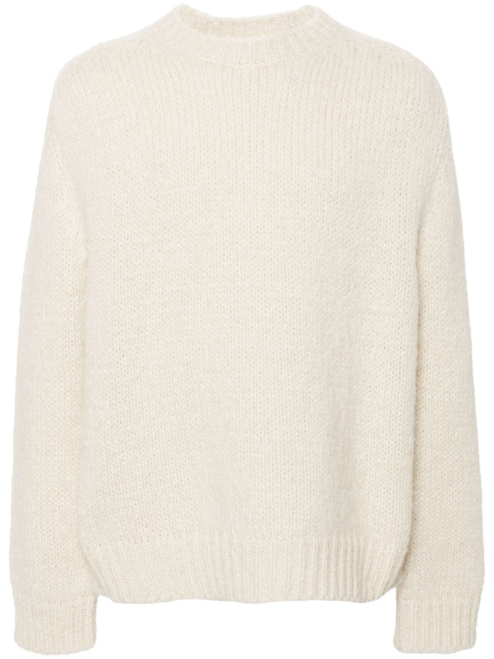 Jil Sander 圆领毛衣 - 白色