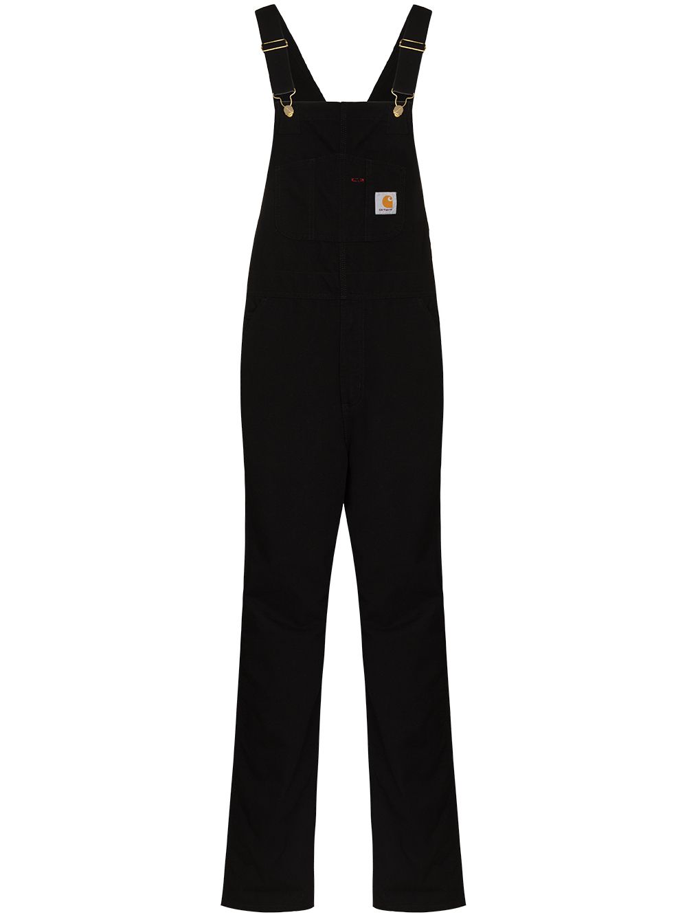 Carhartt WIP 围兜背带裤 - 黑色