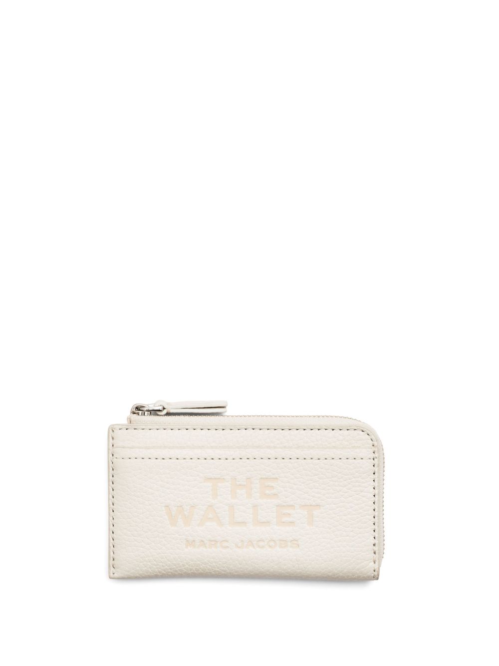 Marc Jacobs The Leather 顶置拉链钱包 - 白色