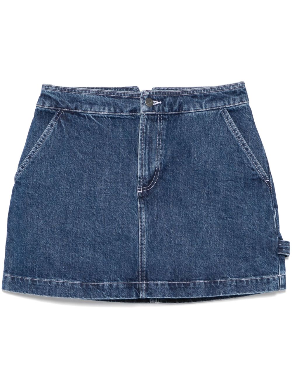 A.P.C. Christie mini skirt - 蓝色