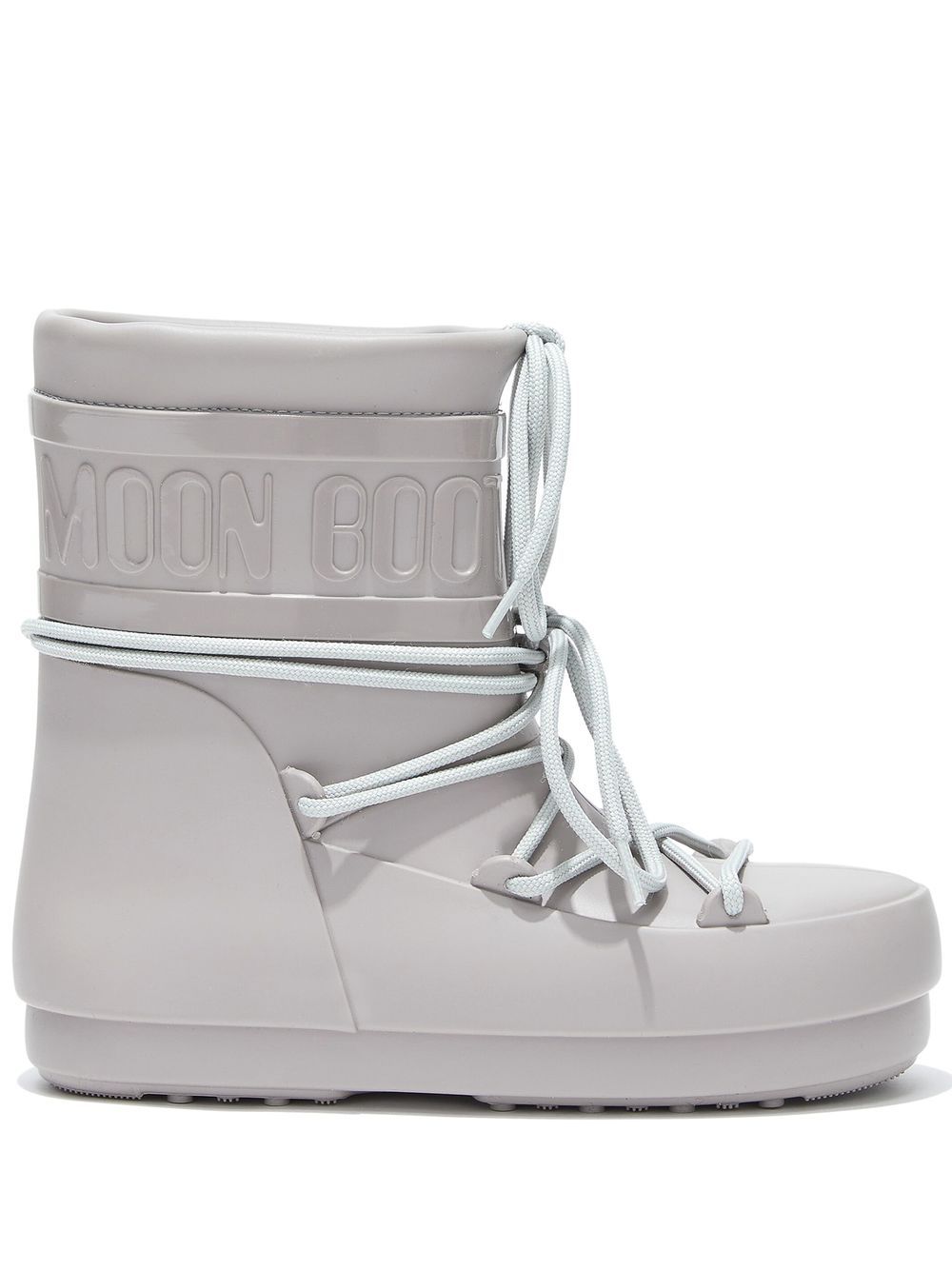 Moon Boot 系带低帮及踝靴 - 灰色
