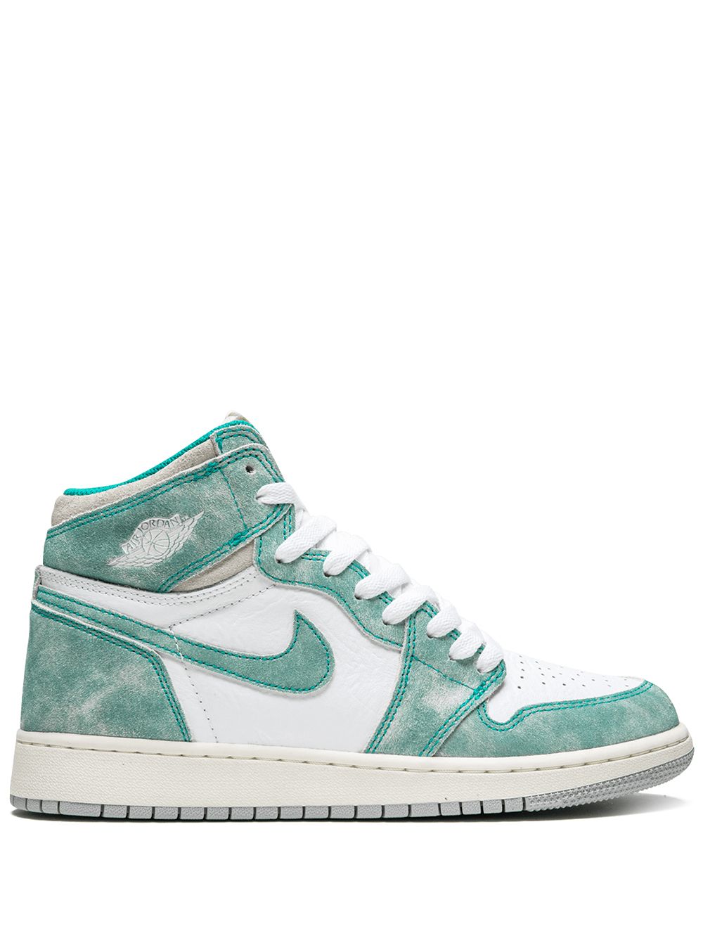 Jordan Kids Air Jordan 1 Retro High OG运动鞋 - 绿色