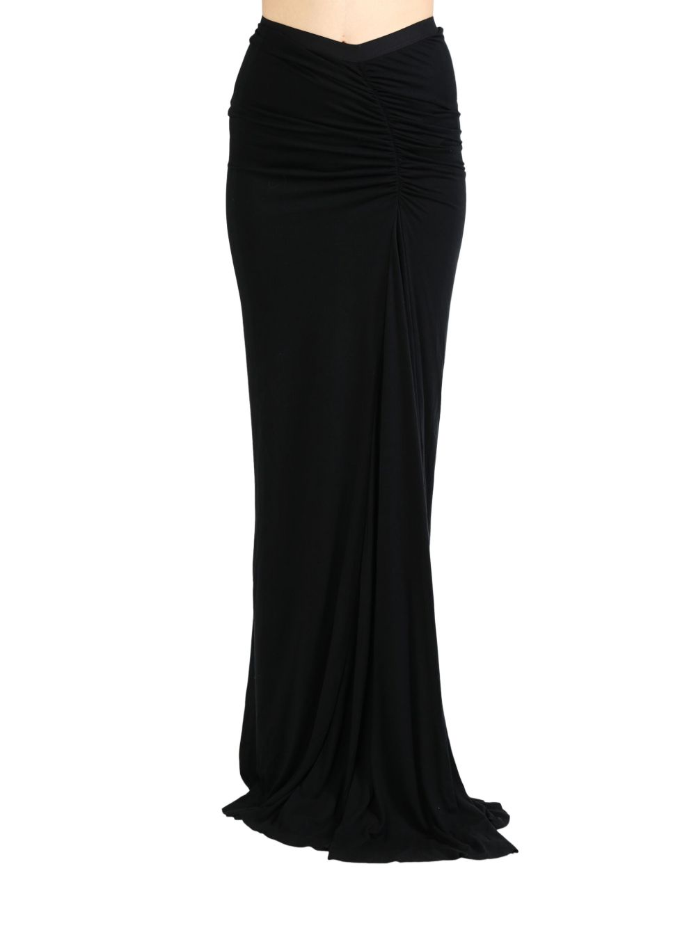 Rick Owens Lilies Poppy maxi skirt - 黑色