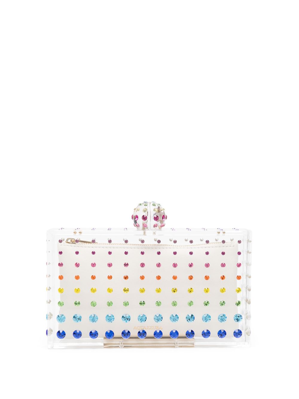Aquazzura Tequila 透明手拿包 - 白色