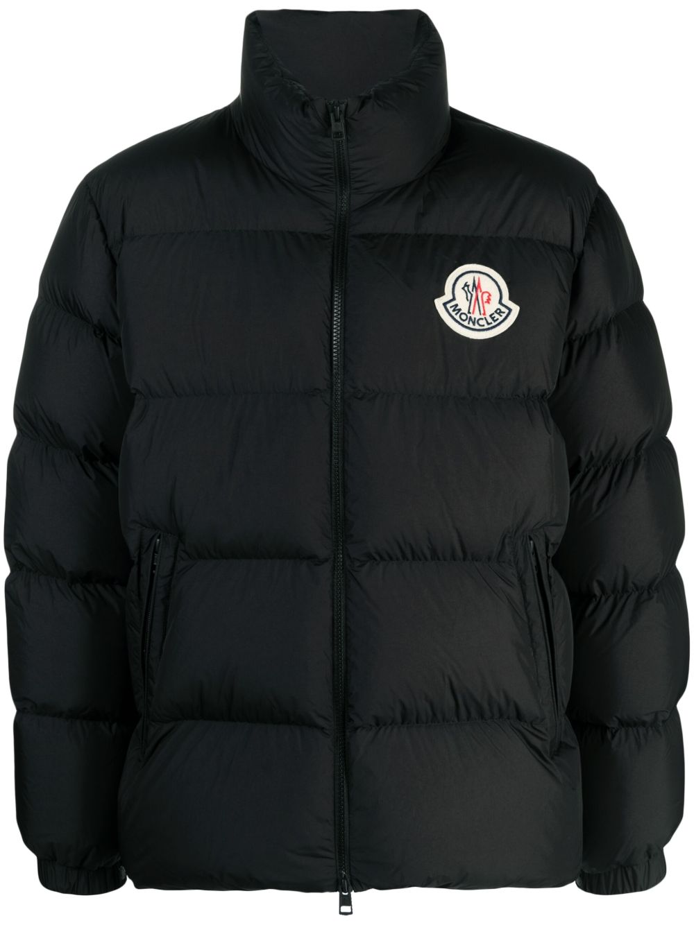 Moncler Citalia 标贴填充夹克 - 黑色