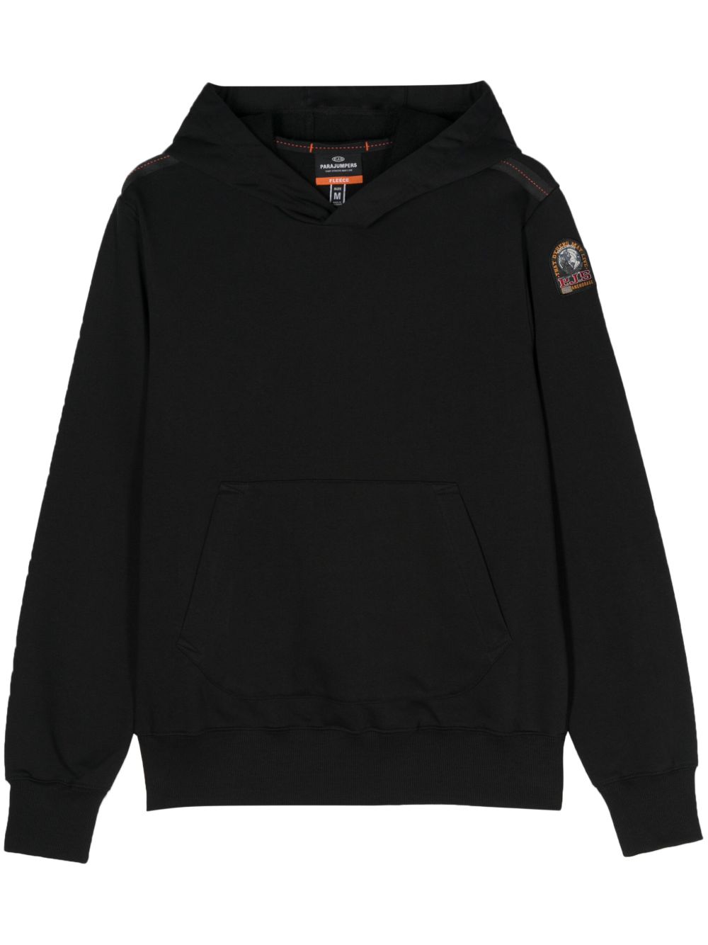 Parajumpers Everest 标贴连帽衫 - 黑色