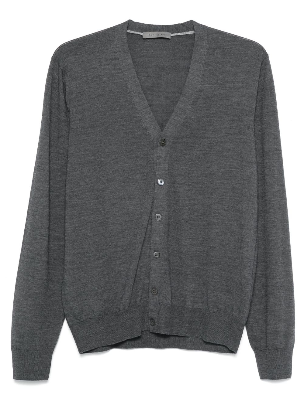 Corneliani 密织开衫 - 灰色